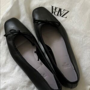 Zara Black Flats